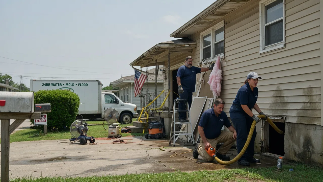 Water Damage Repair in Pittsburg, KS near me